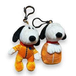 Peanuts Snoopy Space Clipsters Mini Plush 3" Bag Charm Keychain Stuffed Animal